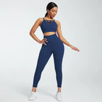 VYRENA Studio Hoodie Set — 3-Piece Women's Gym Tracksuit