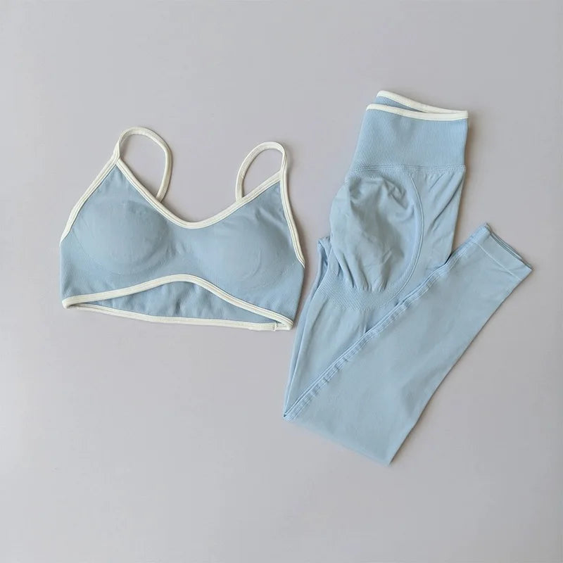 VYRENA Sisterhood Set — Strappy Sports Bra & Leggings