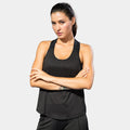 VYRENA Letter Gym Vest — Women's Sleeveless Backless Yoga Top