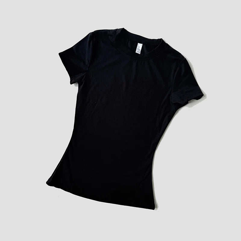 VYRENA Seamless Short Sleeve Top — Women's Gym Running T-Shirt