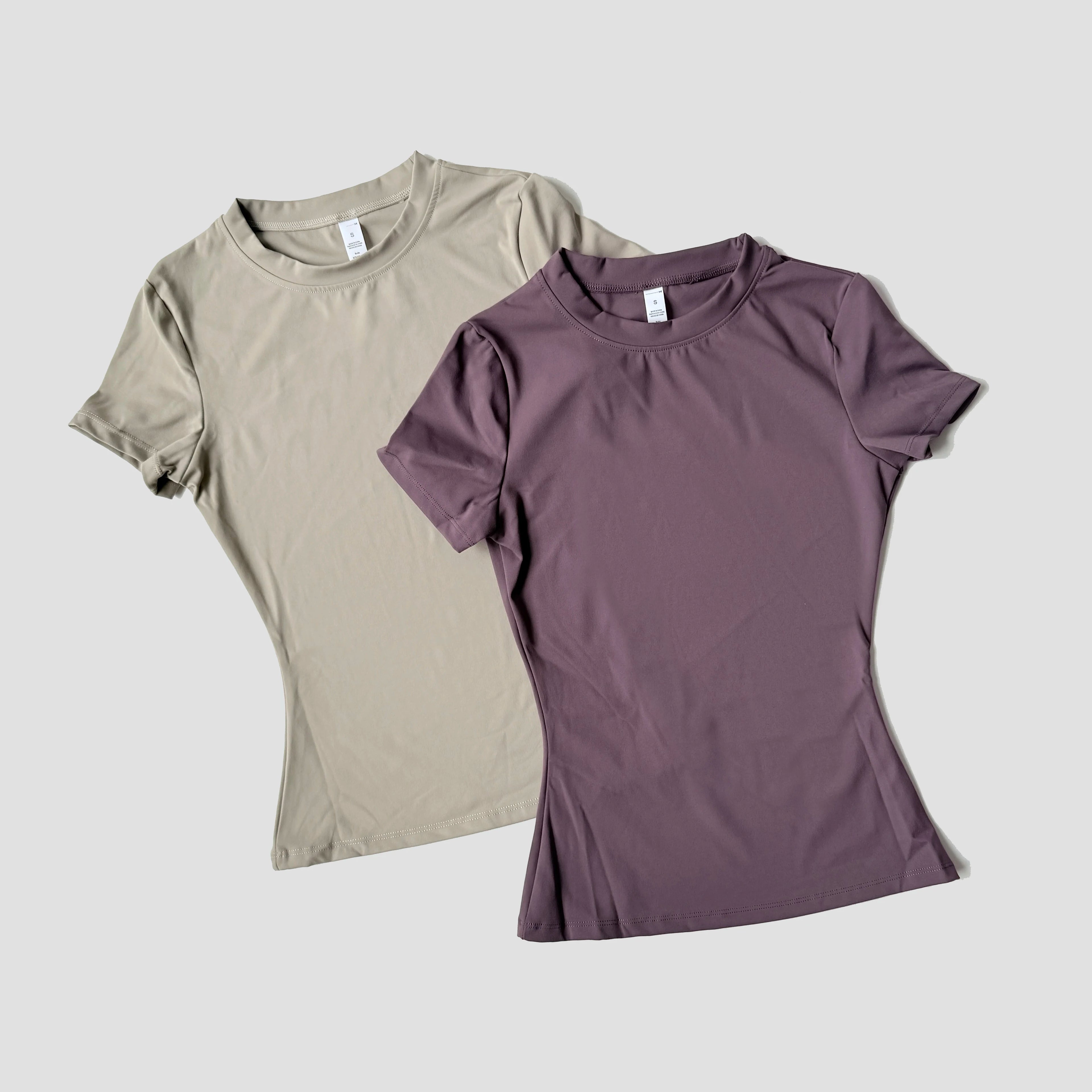 VYRENA Seamless Short Sleeve Top — Women's Gym Running T-Shirt