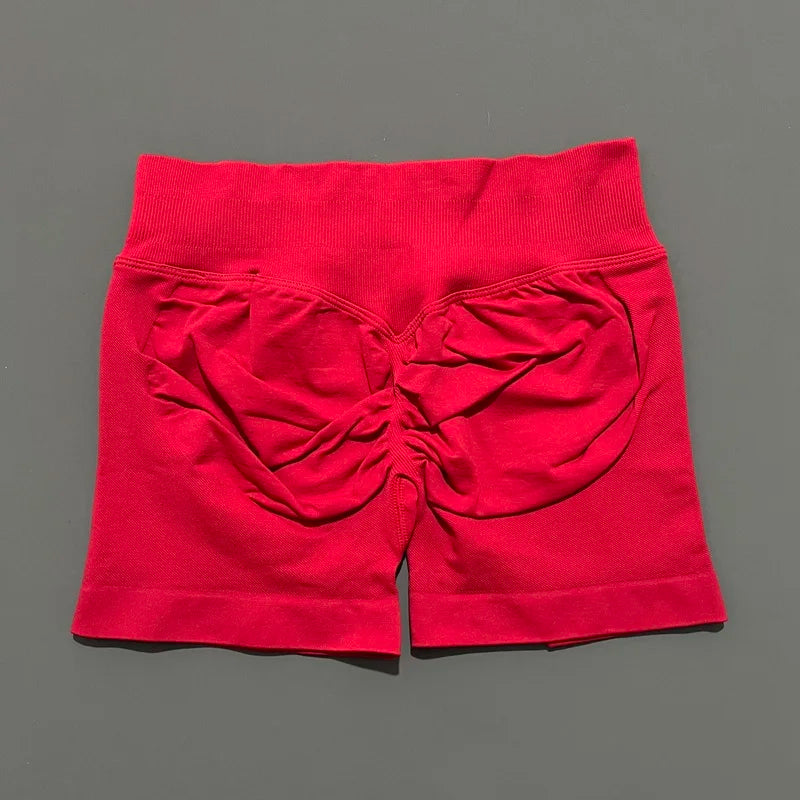 VYRENA Push-Up Shorts — High-Waist Butt Lift Gym Shorts