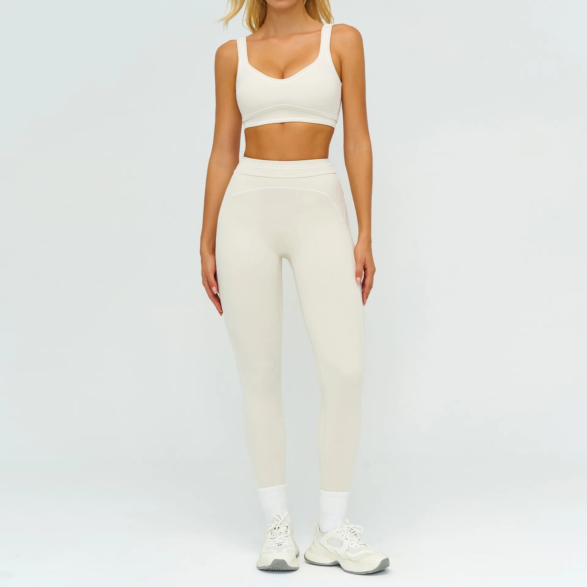 VYRENA Fitness Yoga Set — 2-Piece Push-Up Bra & Leggings