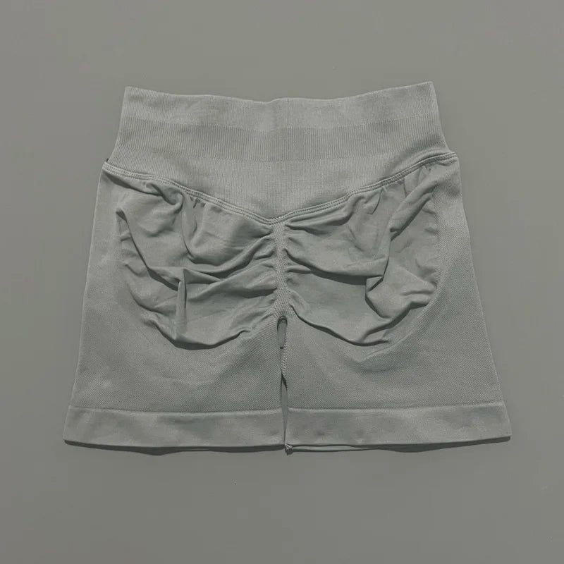 VYRENA Push-Up Shorts — High-Waist Butt Lift Gym Shorts