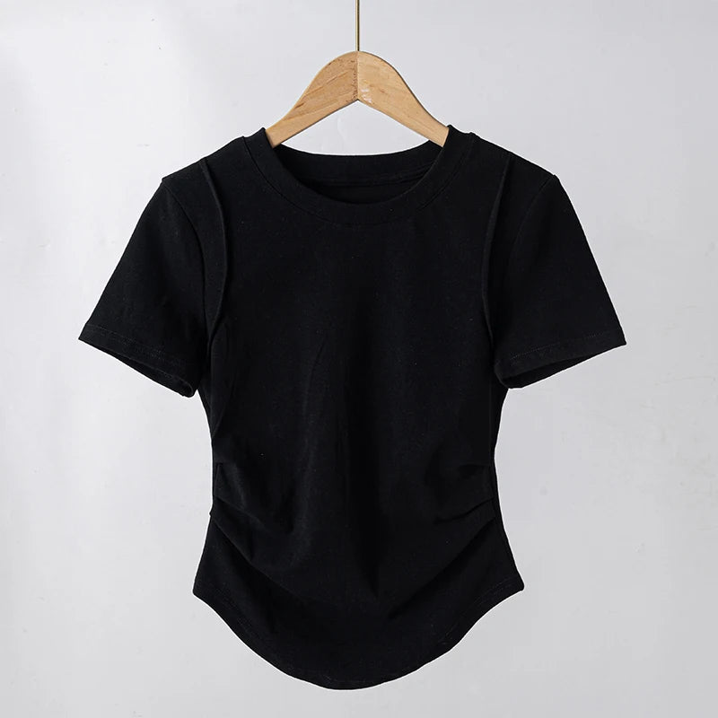 VYRENA Compression Sport T-Shirt — Women's Dry-Fit Gym Top