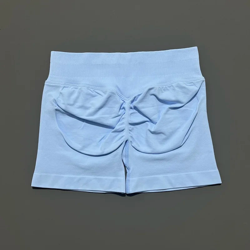 VYRENA Push-Up Shorts — High-Waist Butt Lift Gym Shorts