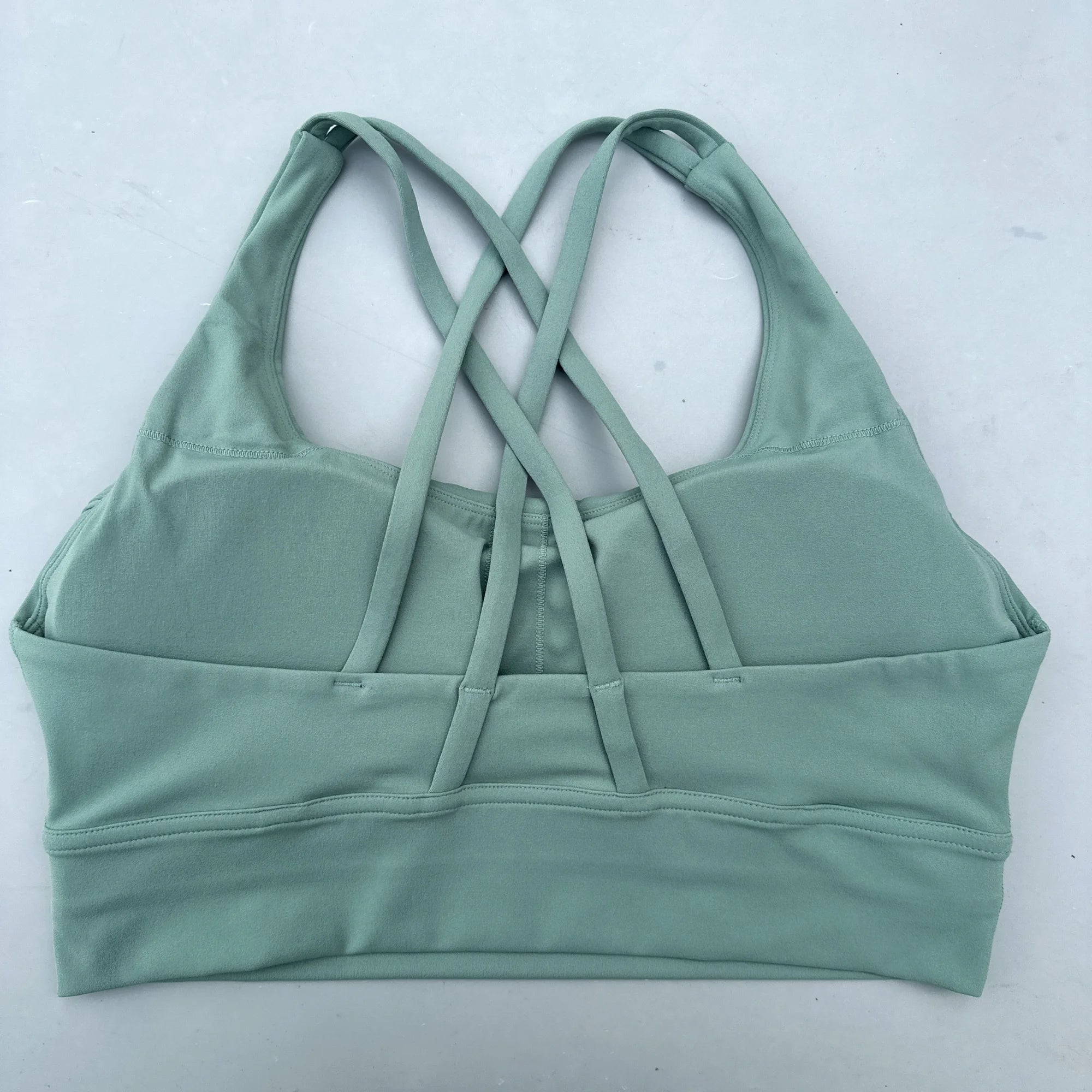 VYRENA Cross-Back Fitness Bra — Shockproof High-Strength Gym Sports Top