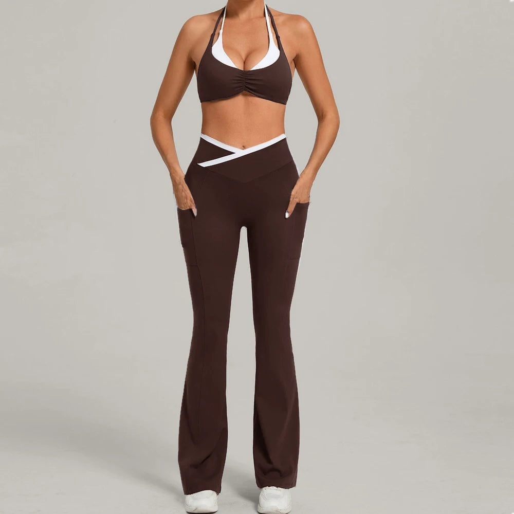 VYRENA Gym Tracksuit — 2-Piece Sports Bra & High-Waist Leggings