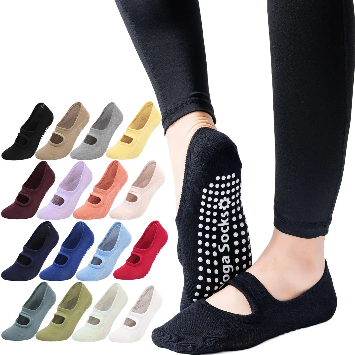 VYRENA Grip Socks — Women's Anti-Slip Yoga & Pilates Socks