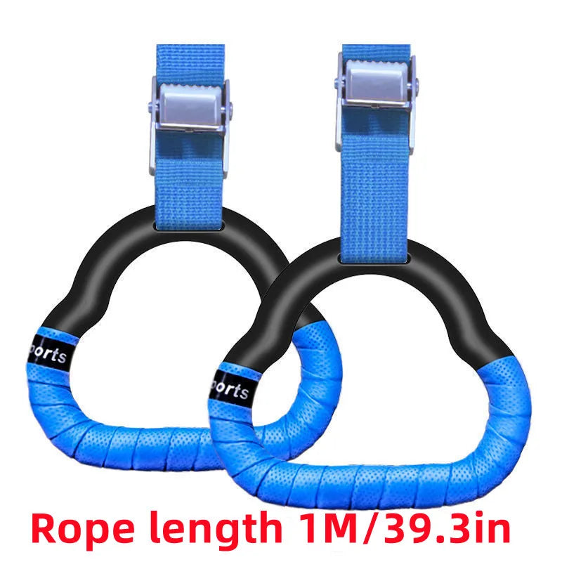 Gymnastic Rings with Adjustable Straps - Pull-Up & Bodyweight Training
