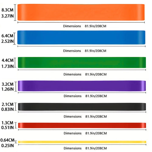 Heavy-Duty Resistance Bands - Up to 230lbs for Pull-Ups, Strength & Yoga