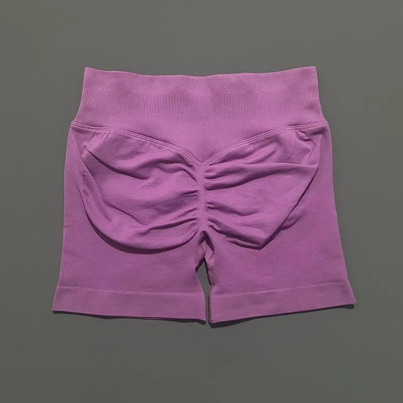 VYRENA Push-Up Shorts — High-Waist Butt Lift Gym Shorts