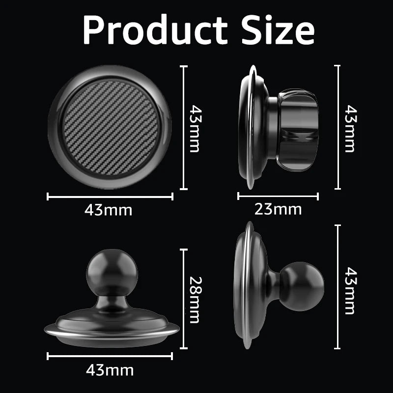 Magnetic Phone Holder for Gym - Dual-Sided N52 Magnet for Metal Surfaces