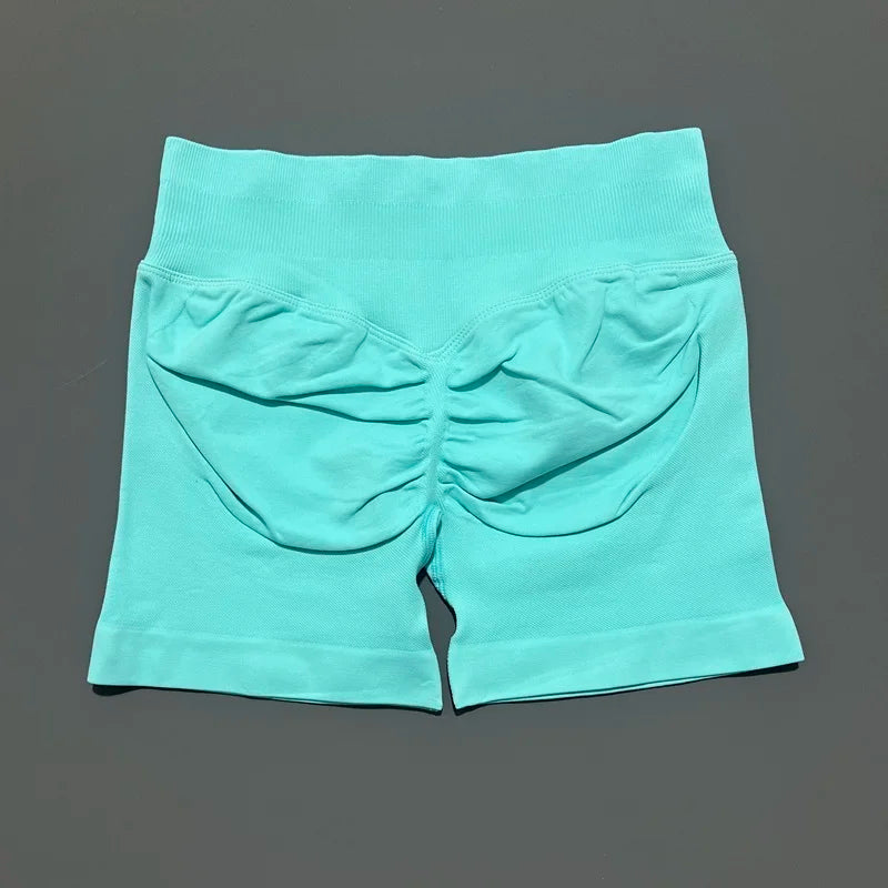 VYRENA Push-Up Shorts — High-Waist Butt Lift Gym Shorts