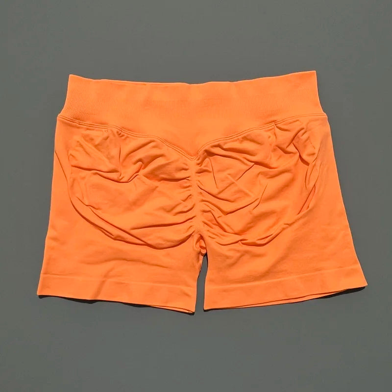VYRENA Push-Up Shorts — High-Waist Butt Lift Gym Shorts