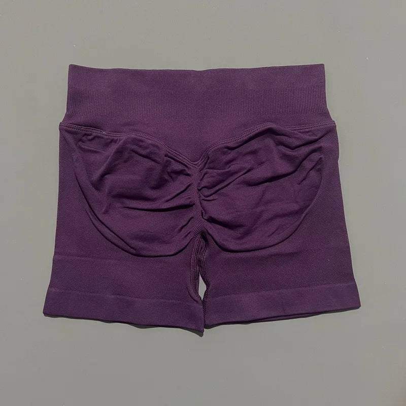 VYRENA Push-Up Shorts — High-Waist Butt Lift Gym Shorts