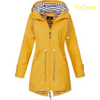 VYRENA Waterproof Hooded Windbreaker | Women's Sports Zip Jacket