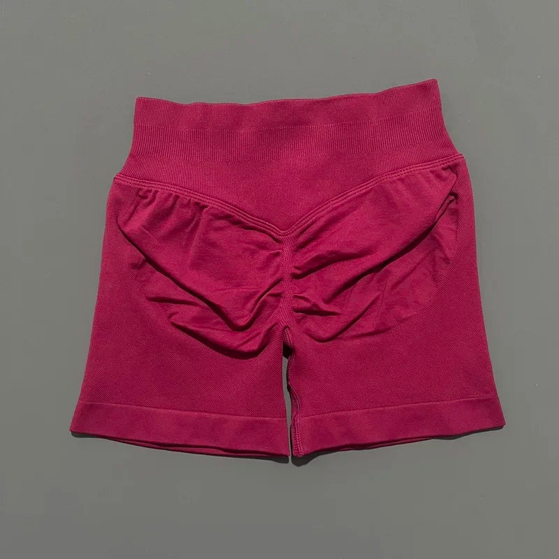 VYRENA Push-Up Shorts — High-Waist Butt Lift Gym Shorts