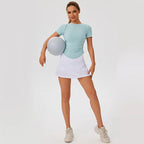 VYRENA Compression Sport T-Shirt — Women's Dry-Fit Gym Top