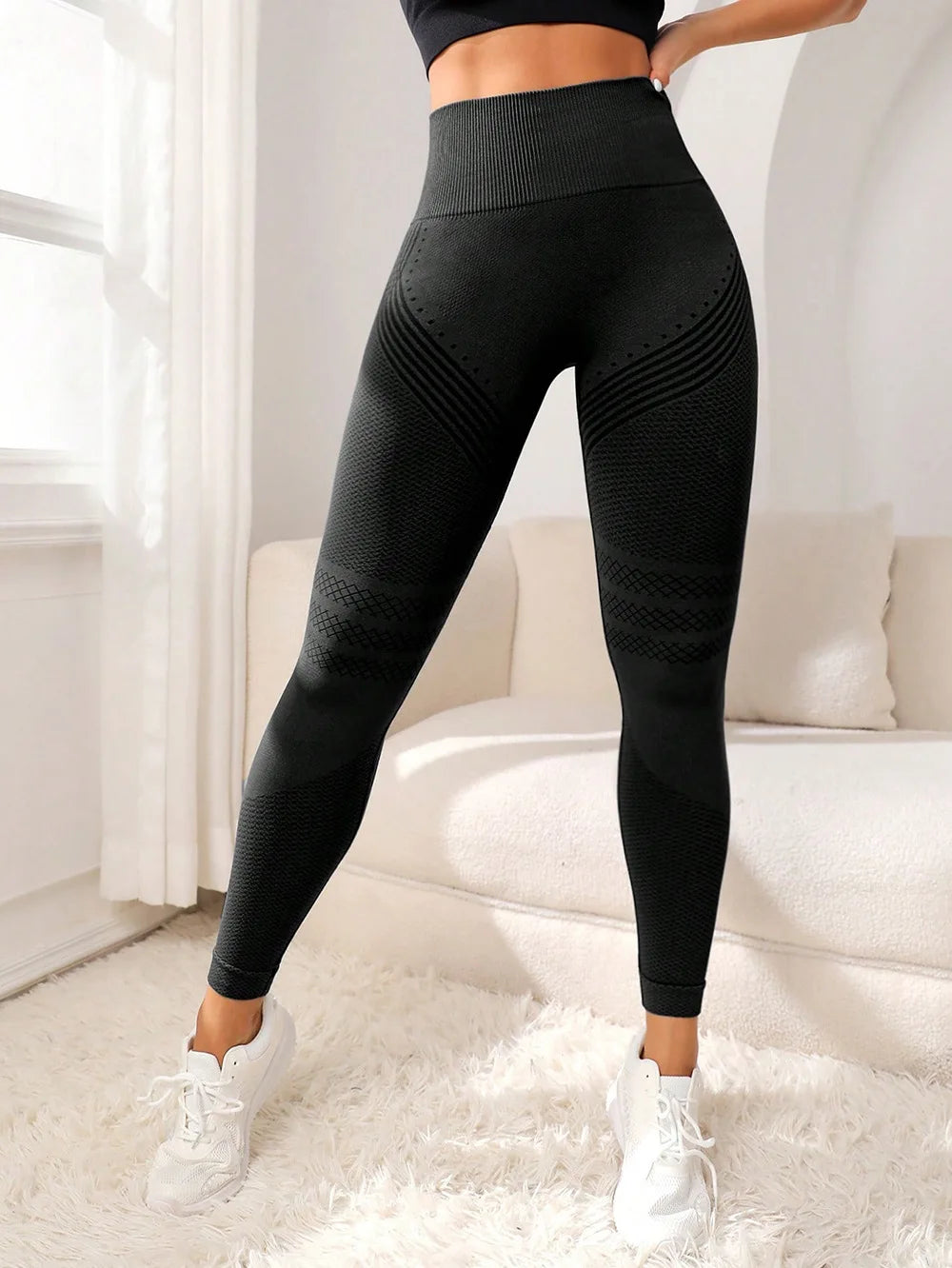 VYRENA Line Leggings — High-Waist Butt Lift Gym Leggings