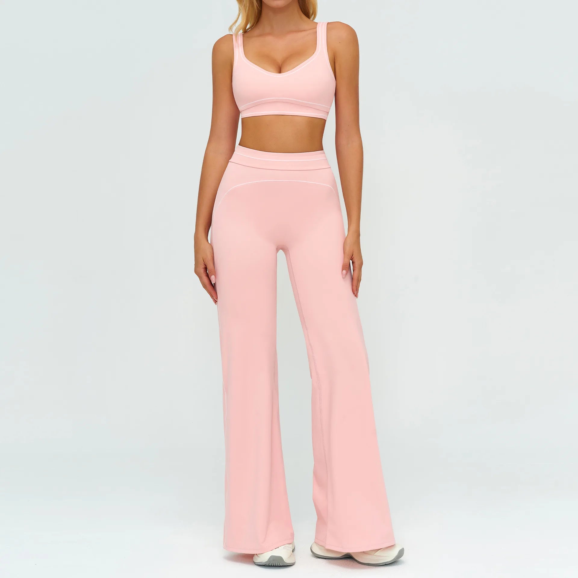 VYRENA Fitness Yoga Set — 2-Piece Push-Up Bra & Leggings