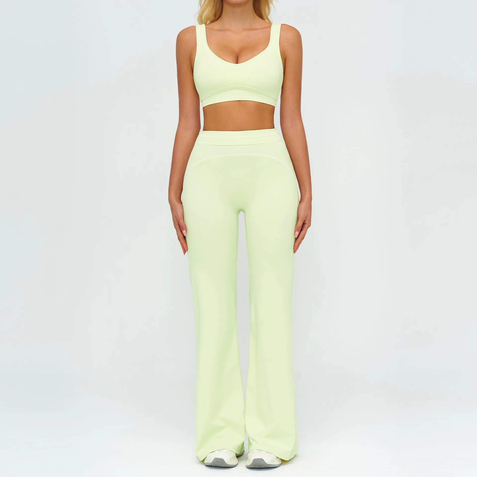 VYRENA Fitness Yoga Set — 2-Piece Push-Up Bra & Leggings