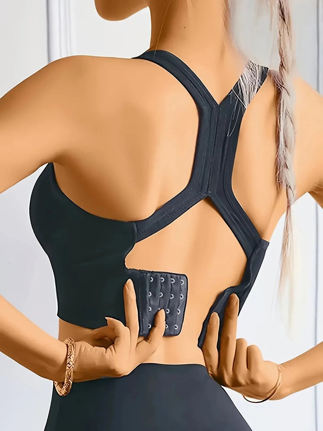 Women's Push-Up Yoga Bra - Seamless Breathable Gym Tank Top