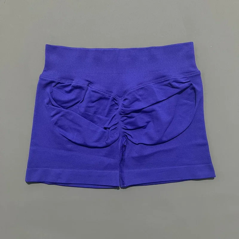 VYRENA Push-Up Shorts — High-Waist Butt Lift Gym Shorts