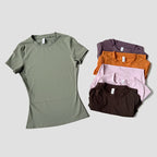 VYRENA Seamless Short Sleeve Top — Women's Gym Running T-Shirt