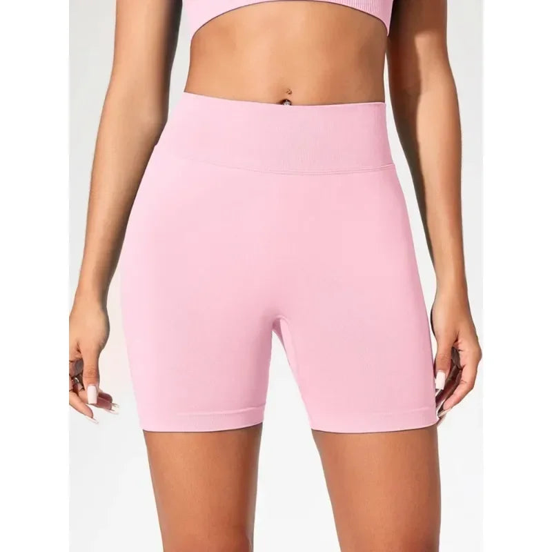 VYRENA Lift Shorts — High-Waist Seamless Yoga Shorts