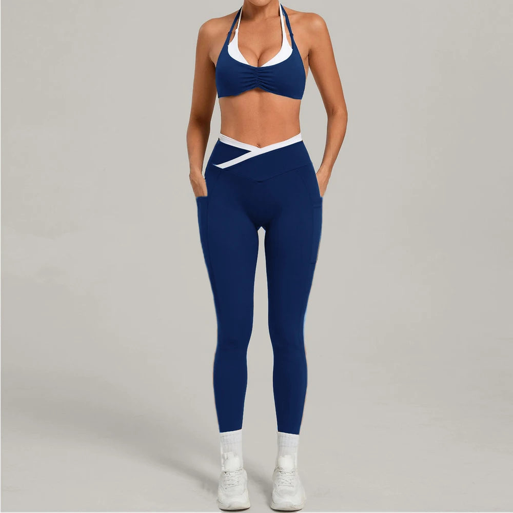 VYRENA Gym Tracksuit — 2-Piece Sports Bra & High-Waist Leggings