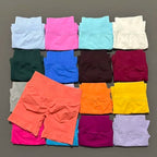 VYRENA Push-Up Shorts — High-Waist Butt Lift Gym Shorts
