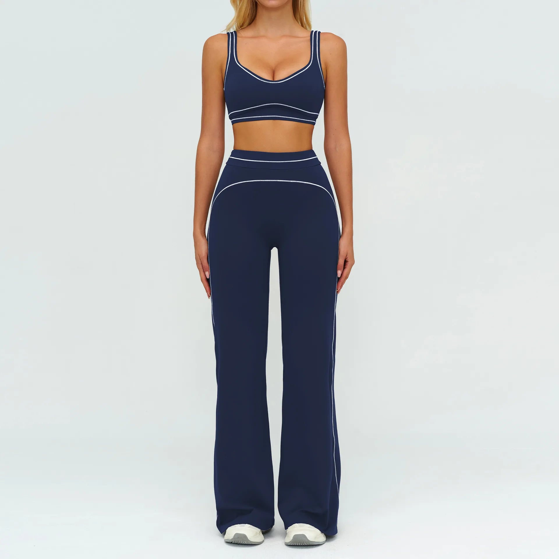 VYRENA Fitness Yoga Set — 2-Piece Push-Up Bra & Leggings