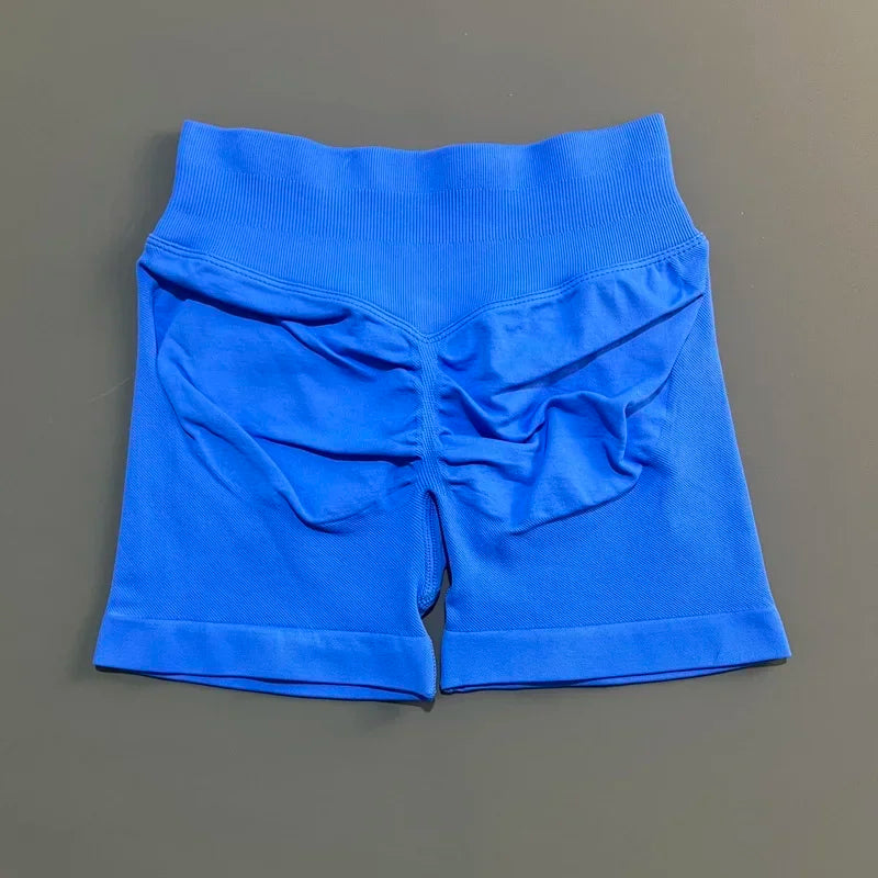 VYRENA Push-Up Shorts — High-Waist Butt Lift Gym Shorts