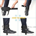 Ankle Straps for Cable Machine - D-Ring Cuffs for Glute & Leg Training