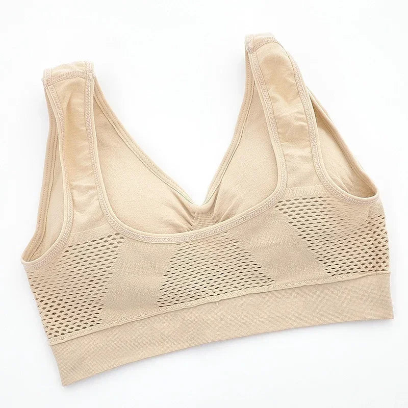 VYRENA Breathable Sports Vest — Shockproof Padded Gym Top