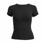 VYRENA Short Sleeve Gym T-Shirt — Women's Slim Fit Sports Top