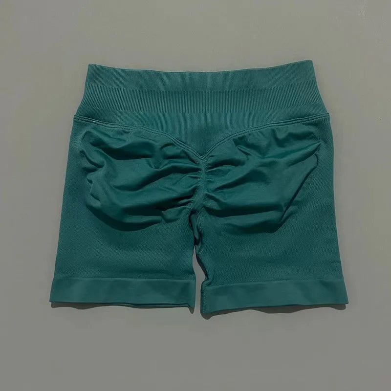 VYRENA Push-Up Shorts — High-Waist Butt Lift Gym Shorts