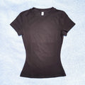 VYRENA Seamless Gym Top — Women's Short Sleeve Sports Shirt