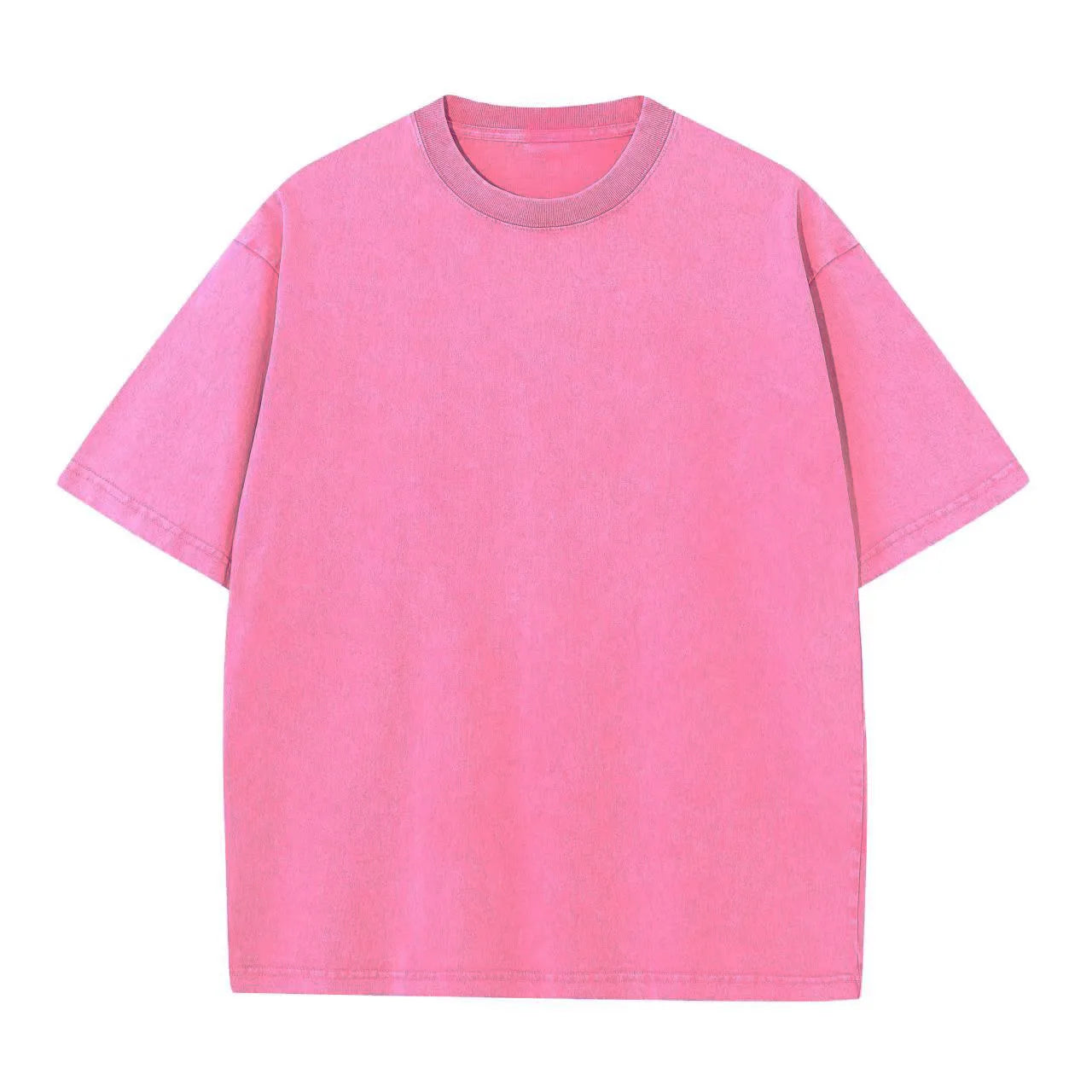 VYRENA Women's Heavyweight Tee — Acid Wash Oversized Gym T-Shirt