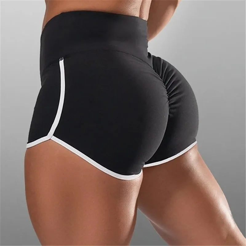 VYRENA Sculpt Shorts — Low-Waist Skinny Gym Shorts