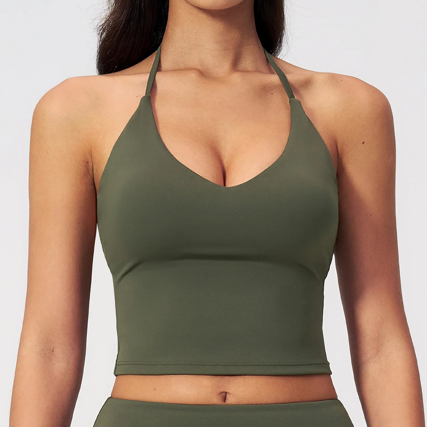 VYRENA Slim Gym Vest — Padded Sports Top with Chest Pads