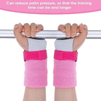 Gymnastics Grip Wristbands - Anti-Slip Palm Grips for Gym & Bar Work