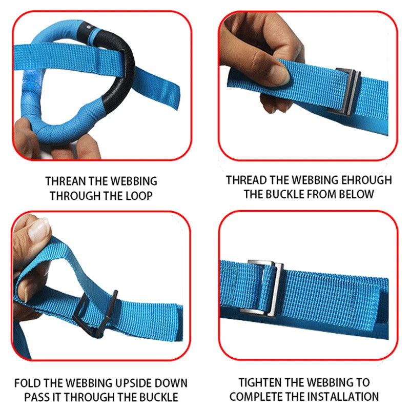 Gymnastic Rings with Adjustable Straps - Pull-Up & Bodyweight Training