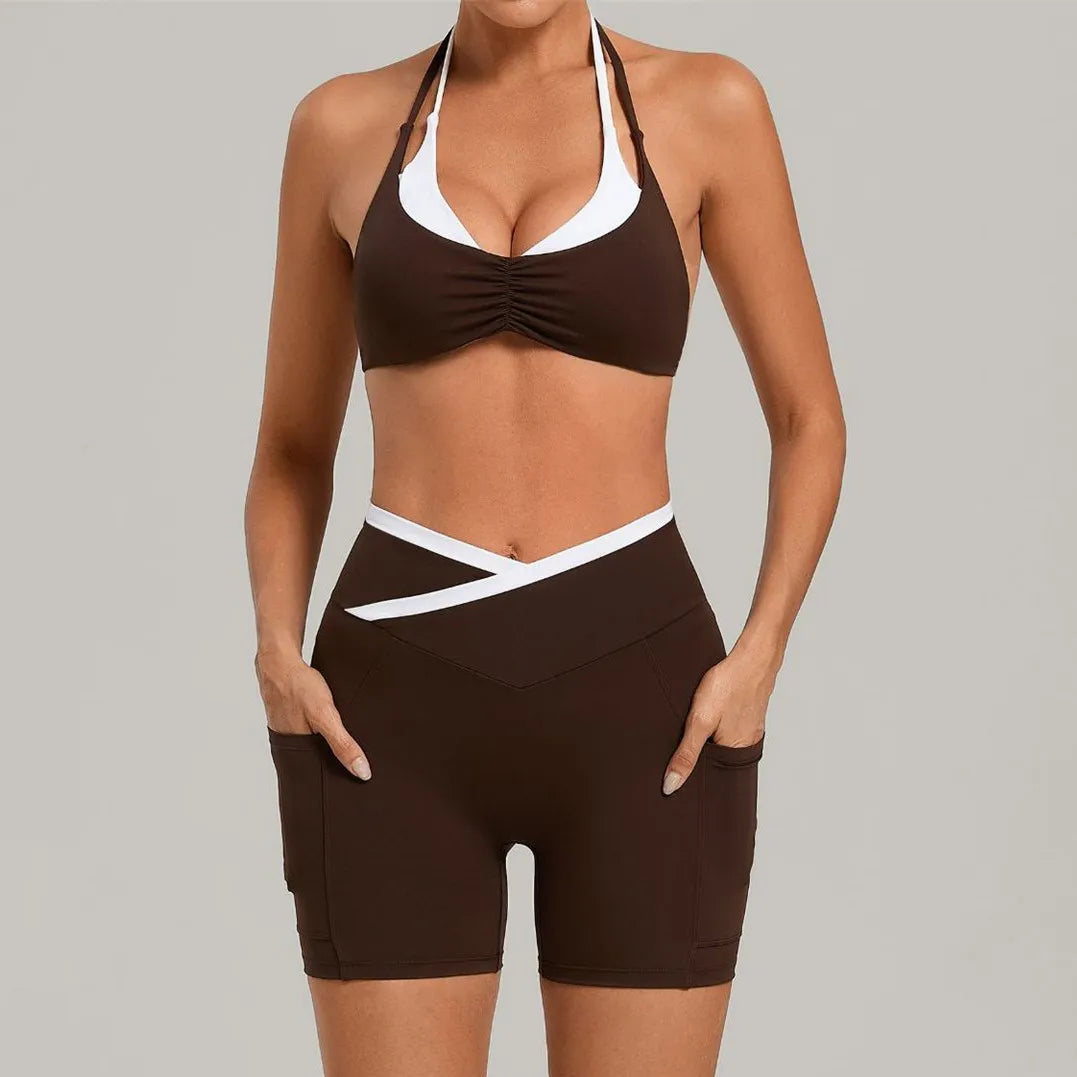 VYRENA Gym Tracksuit — 2-Piece Sports Bra & High-Waist Leggings