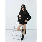 VYRENA Hollow Out Hoodie — Women's Backless Autumn Fashion Top