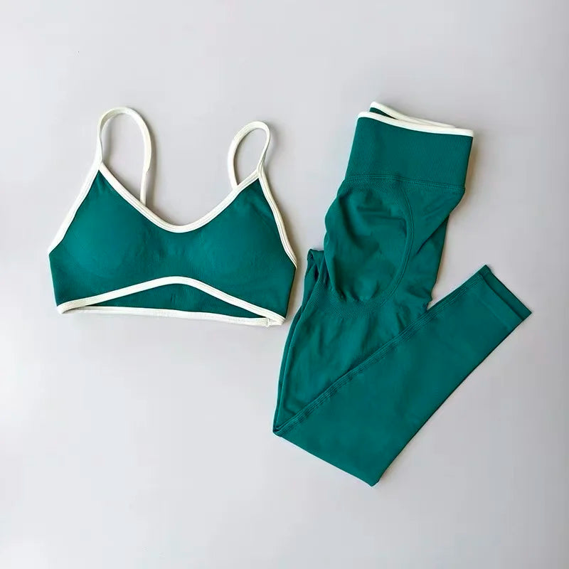 VYRENA Sisterhood Set — Strappy Sports Bra & Leggings