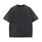 VYRENA Women's Heavyweight Tee — Acid Wash Oversized Gym T-Shirt