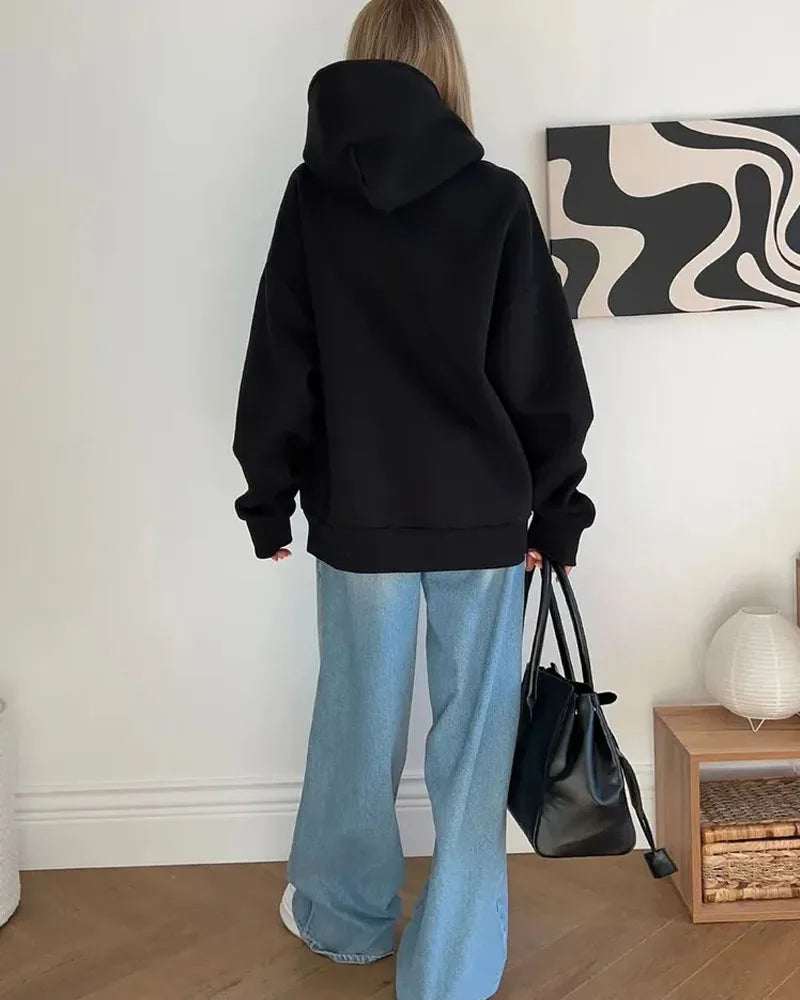 VYRENA Full Zip Hoodie | Women's Oversized Hooded Gym Jacket