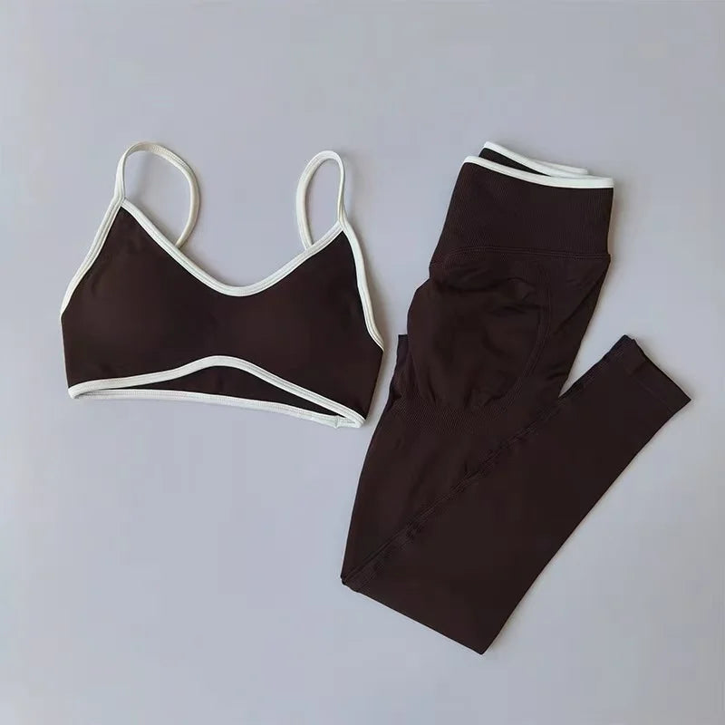 VYRENA Sisterhood Set — Strappy Sports Bra & Leggings